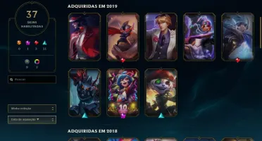 CONTA LEVEL 166 - GOLD IV - 82 CAMPEÕES