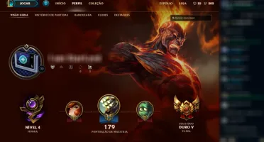 CONTA GOLD  |  45 CAMPEÕES  |  13 SKINS