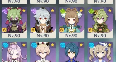 Conta Genshin NA AR60 Whale com personagens T5 e T4 C6R5!