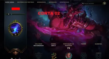 CONTAS UNRANKED LVL 30+