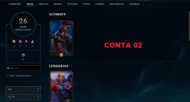 CONTAS UNRANKED LVL 30+