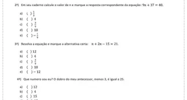 Atividades Escolares