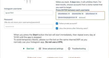INSTAGRAM SocialFlow Master