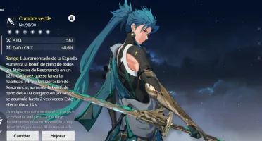 Jiyan Lv 90+Arma Assinatura Lv 90 Rank 61+19359Cristal