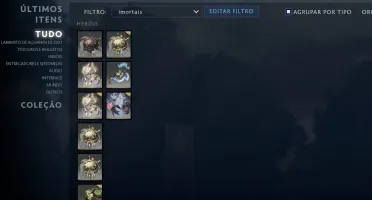 CONTA DOTA 2 ANCIENT 4, 4K MMR + ITENS (SETS E IMORTAIS)