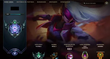 CONTA LOL (PLATINA)