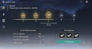 Conta Wuthering Waves LVL 45 - Personagens 60 - Armas Roxas