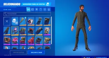 Conta Fortnite com Jhon Wick S3, 1350vbuck e salve o mundo
