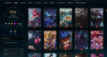 Conta Lol Platina 295 Skins Main Adc E Mid / Tft Mestre 2X