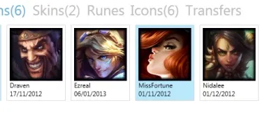 CONTA LV29 COM ICONES RAROS