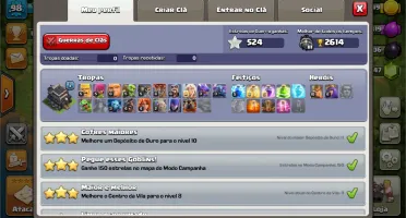 Vendo ou troco conta clash of clans CV-9