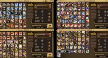 Summoners War Global com Grogen Valantis Leo ZenitsuLight In