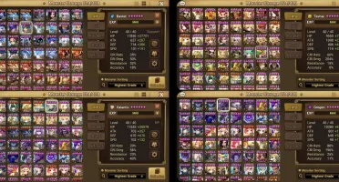 Summoners War Global com Grogen Valantis Leo ZenitsuLight In
