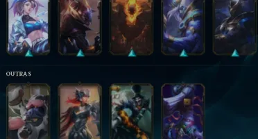 CONTA DE LOL OURO 4 9 SKINS NO PRECINHO PRONTA ENTREGA