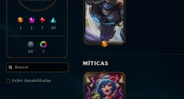 Conta league of legends ouro 1 level 200+