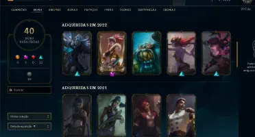 Conta Inativa com 2 SKINS DE YASUO
