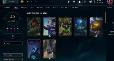 Conta Inativa com 2 SKINS DE YASUO