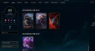 Conta Inativa com 2 SKINS DE YASUO