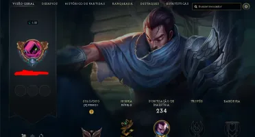 Conta Inativa com 2 SKINS DE YASUO