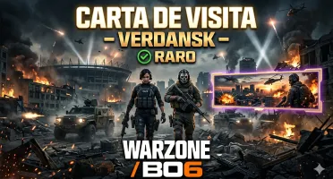Carta De Visita – Verdansk – Raro ✅ Warzone / Bo6