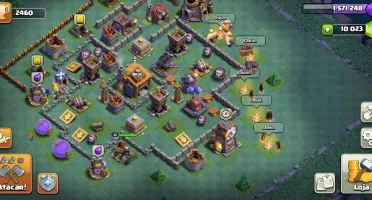 Conta do clash of clans full cv 11 com 10 mil gemas