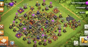 Conta do clash of clans full cv 11 com 10 mil gemas
