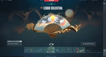 CONTA C/ SKIN DE TDS ARMAS (SUBLIME, SAQUEADOR, ONI, LEQUE)