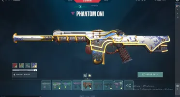 CONTA C/ SKIN DE TDS ARMAS (SUBLIME, SAQUEADOR, ONI, LEQUE)