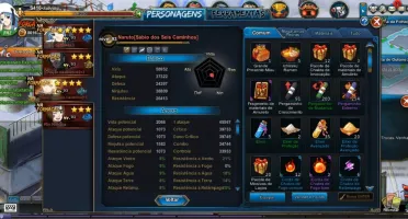 Conta Naruto online