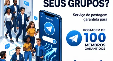 100 Membros Orgânicos Telegram