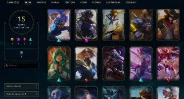Conta Diamante 3, Honra 3, Skins