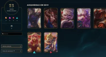 CONTA LOL GOLD 1 LVL 99