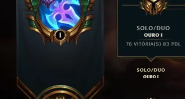 CONTA LOL GOLD 1 LVL 99