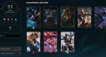 CONTA LOL GOLD 1 LVL 99