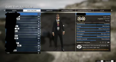 CONTA GTA 5 22 BILHOES LVL 1000