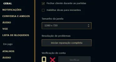 Conta smurf GOLD V