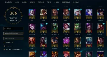 Vendo conta de Lol Prata 1