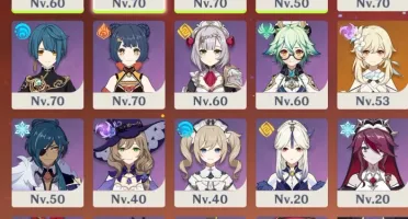 Conta AR 45 - Keging / Shogun Raiden / 17 personagens 4★ - 6