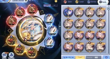 Conta Saint Seiya Awakening 8S lvl 35