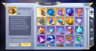 Conta Saint Seiya Awakening 8S lvl 35