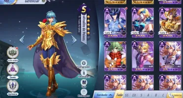 Conta Saint Seiya Awakening 8S lvl 35