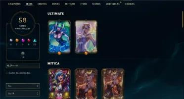 Platina 4 com 95 Champs e 58 Skins ( SUP / ADC )