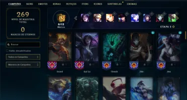 Platina 4 com 95 Champs e 58 Skins ( SUP / ADC )