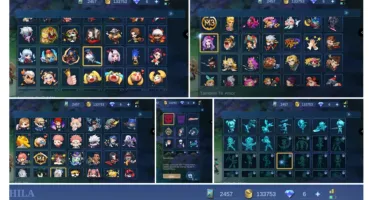 Conta Mobile Legends (Collector Gusion + Legendary Saber)