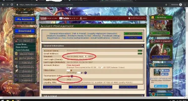 ACC de 2003 c/ 45% Loyalist c/ RK e EK 300+ PVP