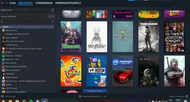 Conta Steam + Epic Games - com mais de 400 jogos