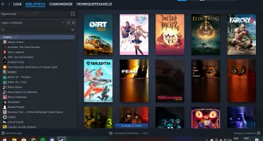 Conta Steam + Epic Games - com mais de 400 jogos