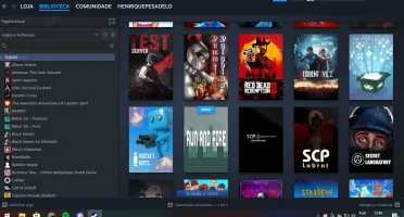 Conta Steam + Epic Games - com mais de 400 jogos