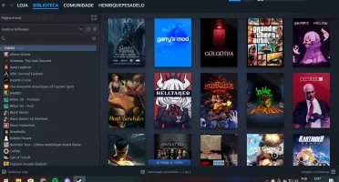 Conta Steam + Epic Games - com mais de 400 jogos