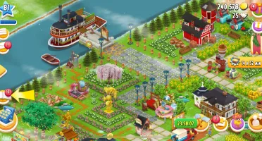 Conta de Hay Day, gigante e decorada!